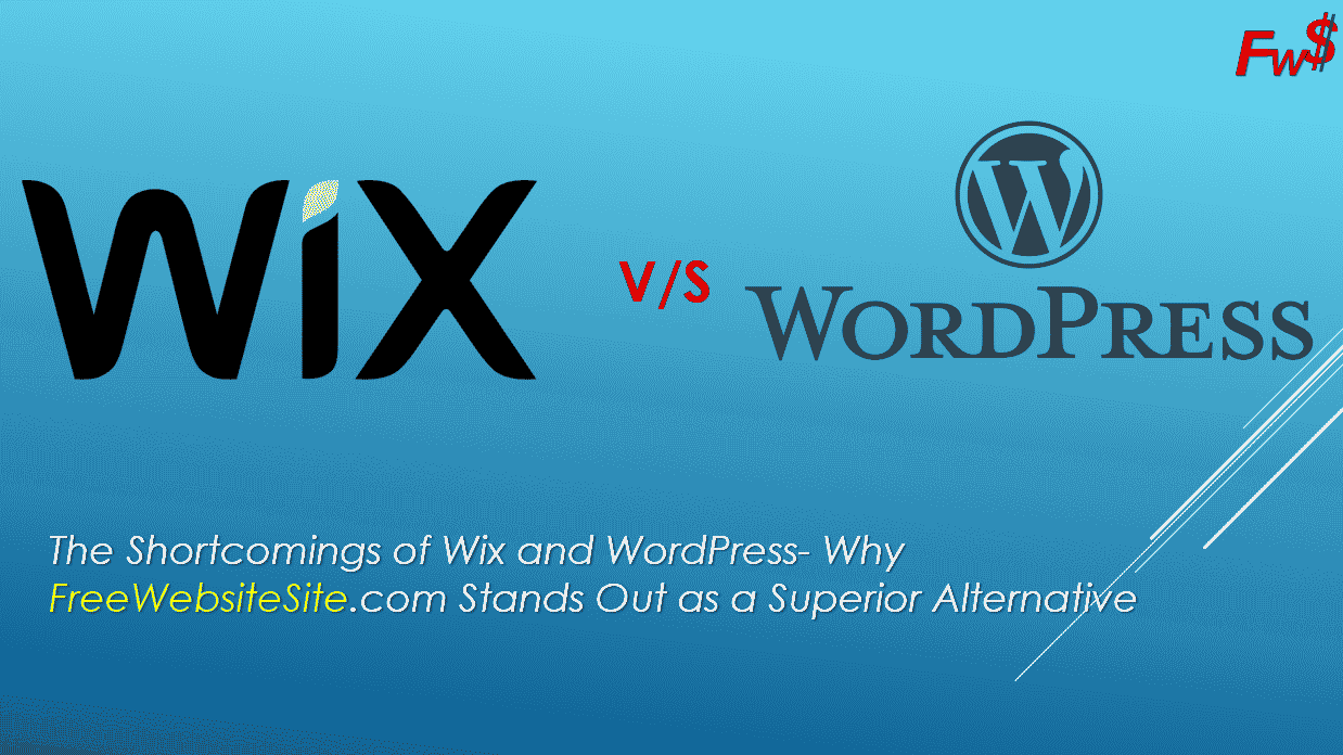The Shortcomings of Wix and WordPress- Why FreeWebsiteSite.com Stands Out as a Superior Alternative